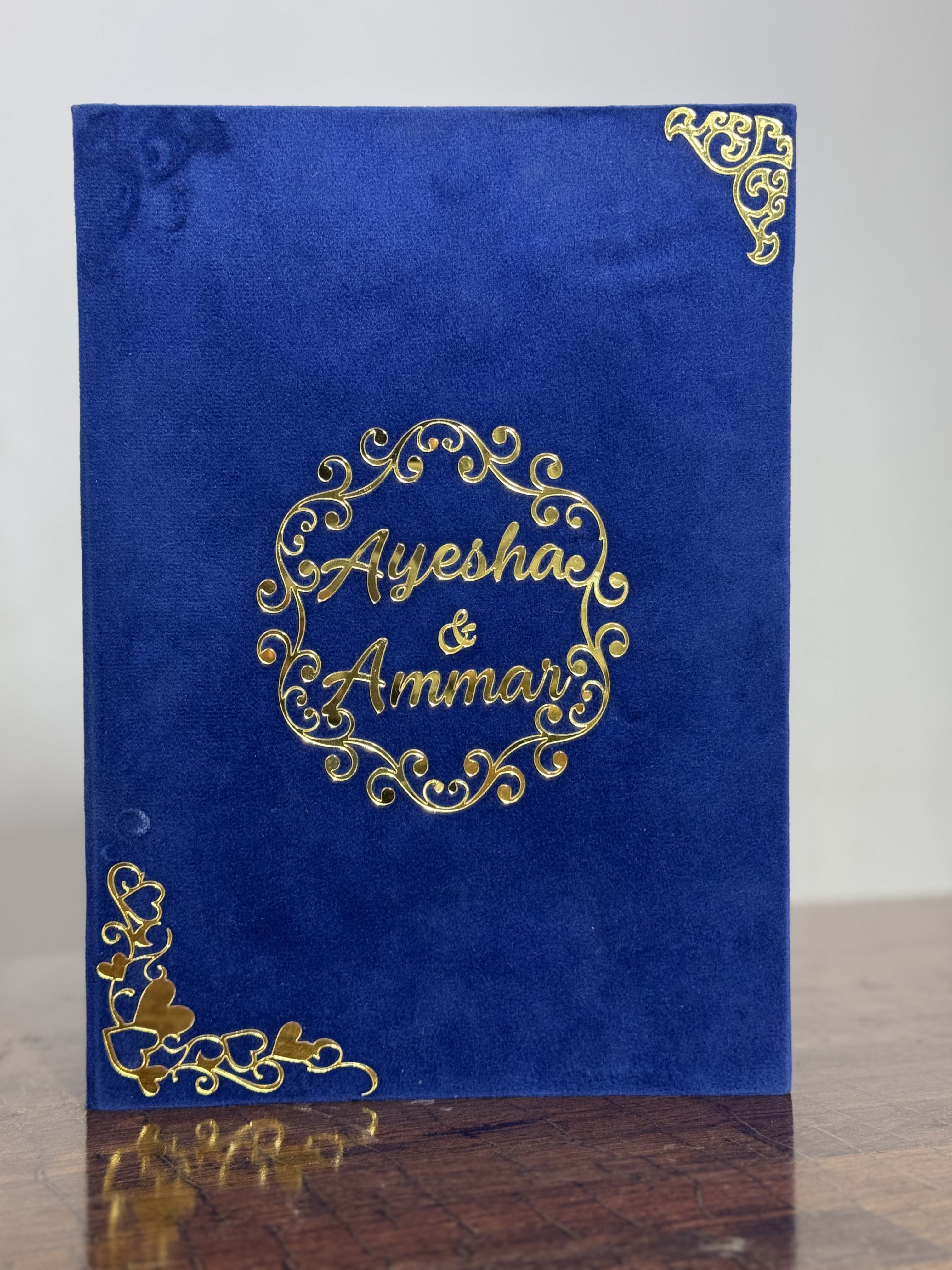 Nikkah Booklet | BlUE