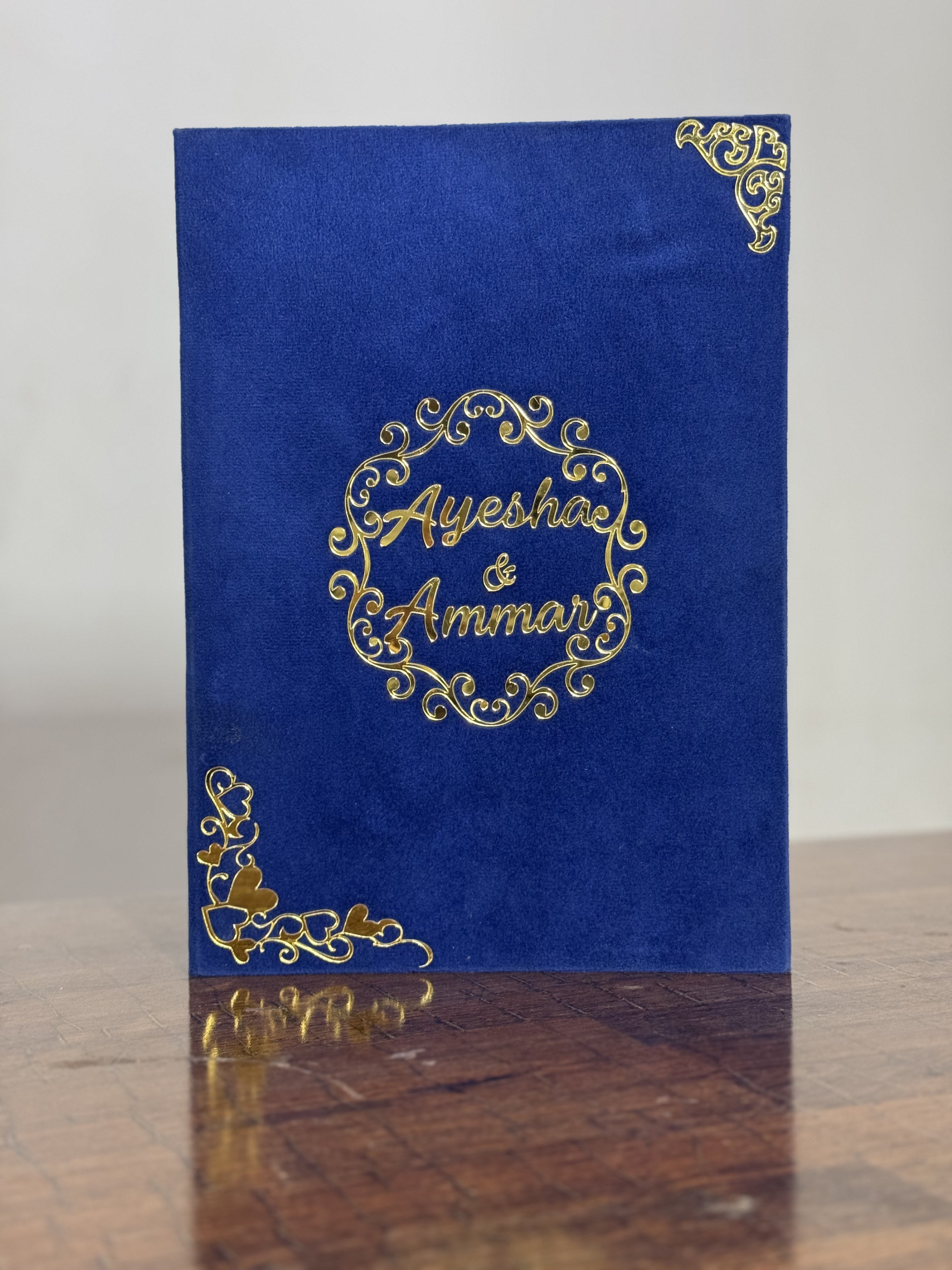 Nikkah Booklet | BlUE