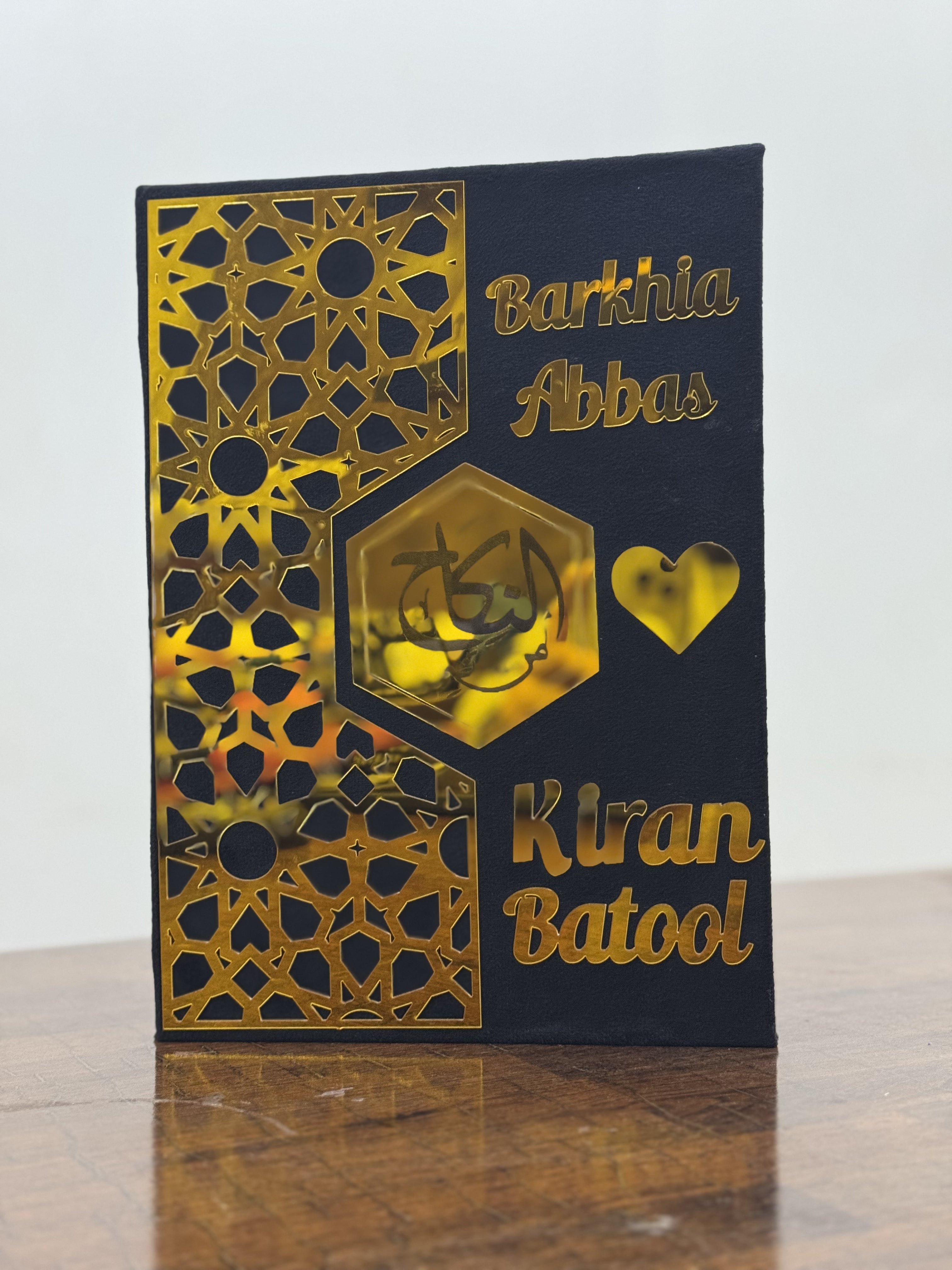 Nikkah Booklet | Black