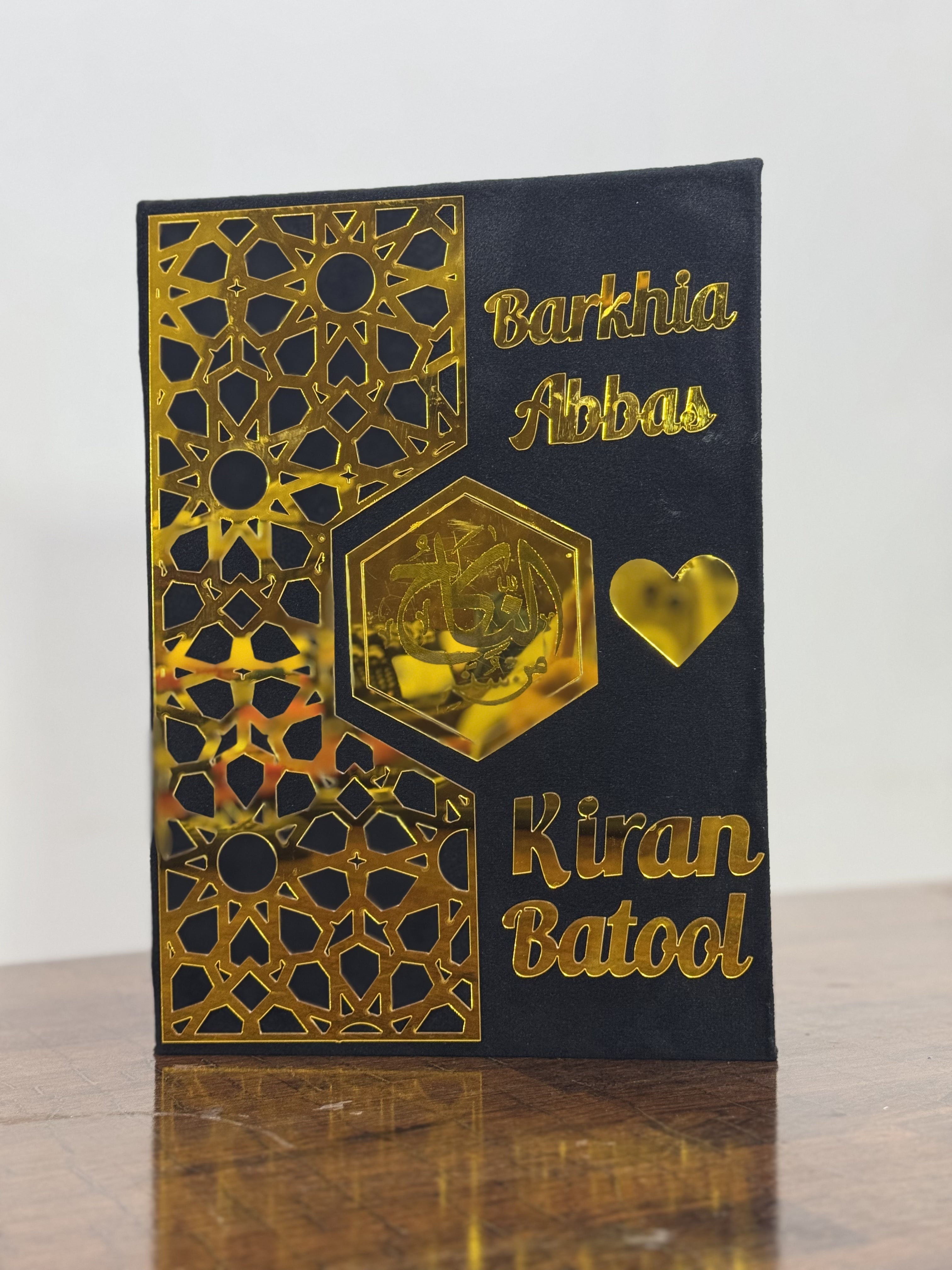 Nikkah Booklet | Black