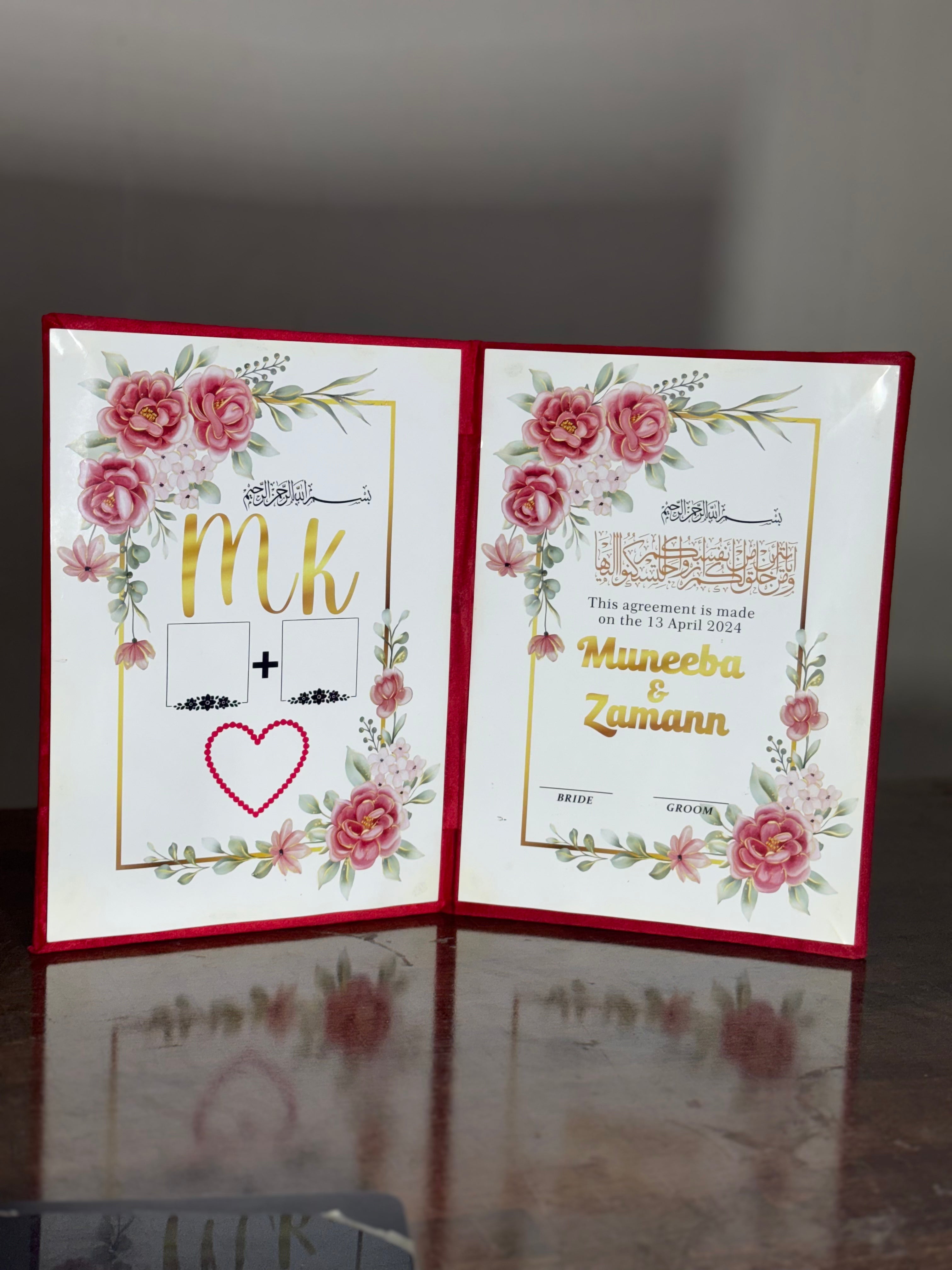 Nikkah Booklet | RED