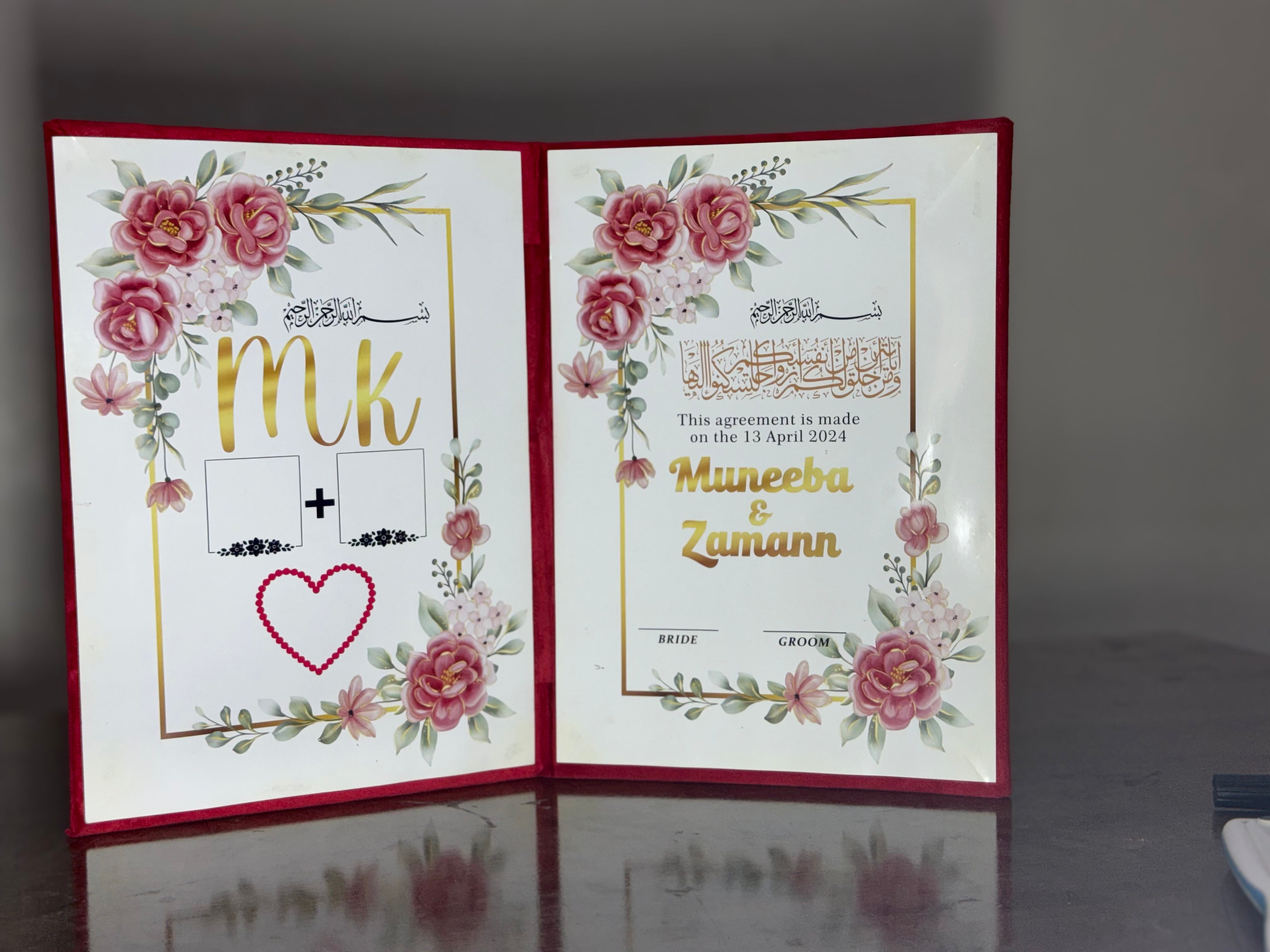 Nikkah Booklet | RED