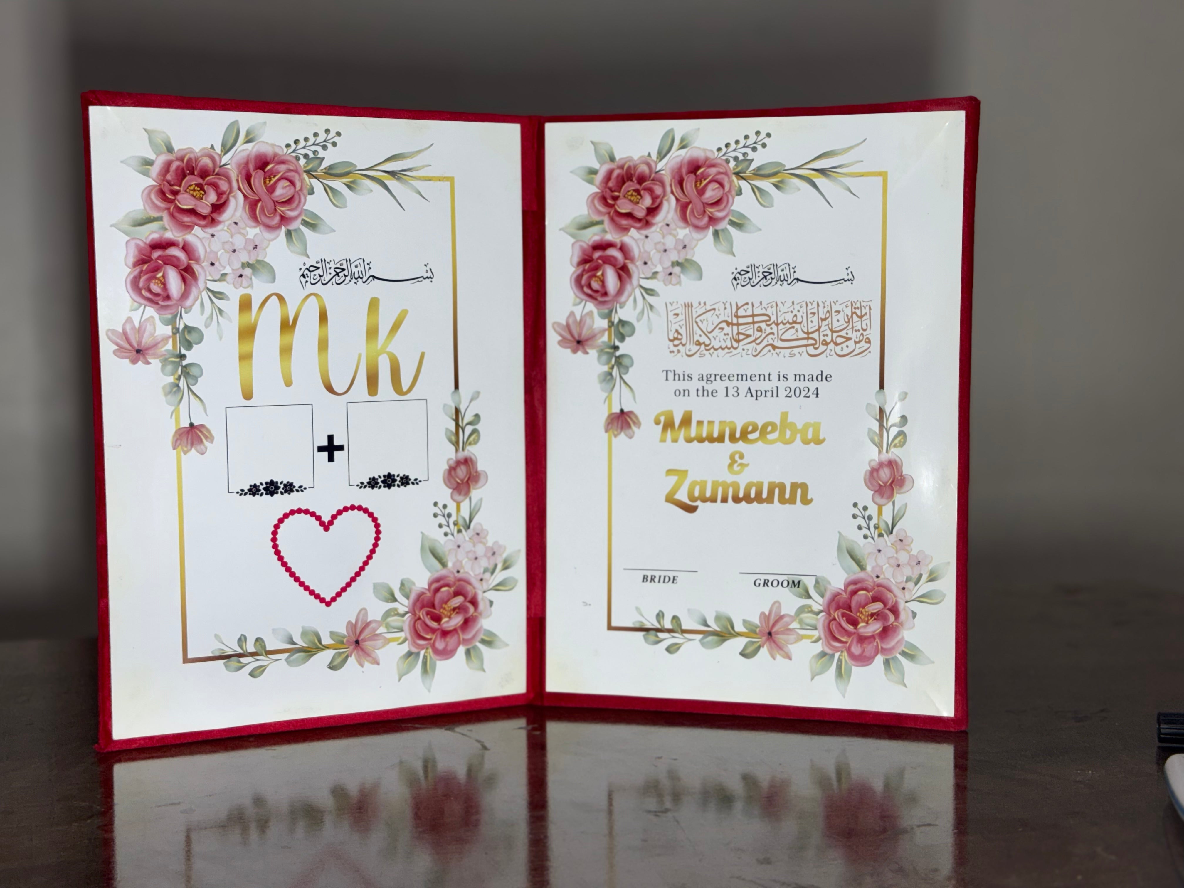 Nikkah Booklet | RED