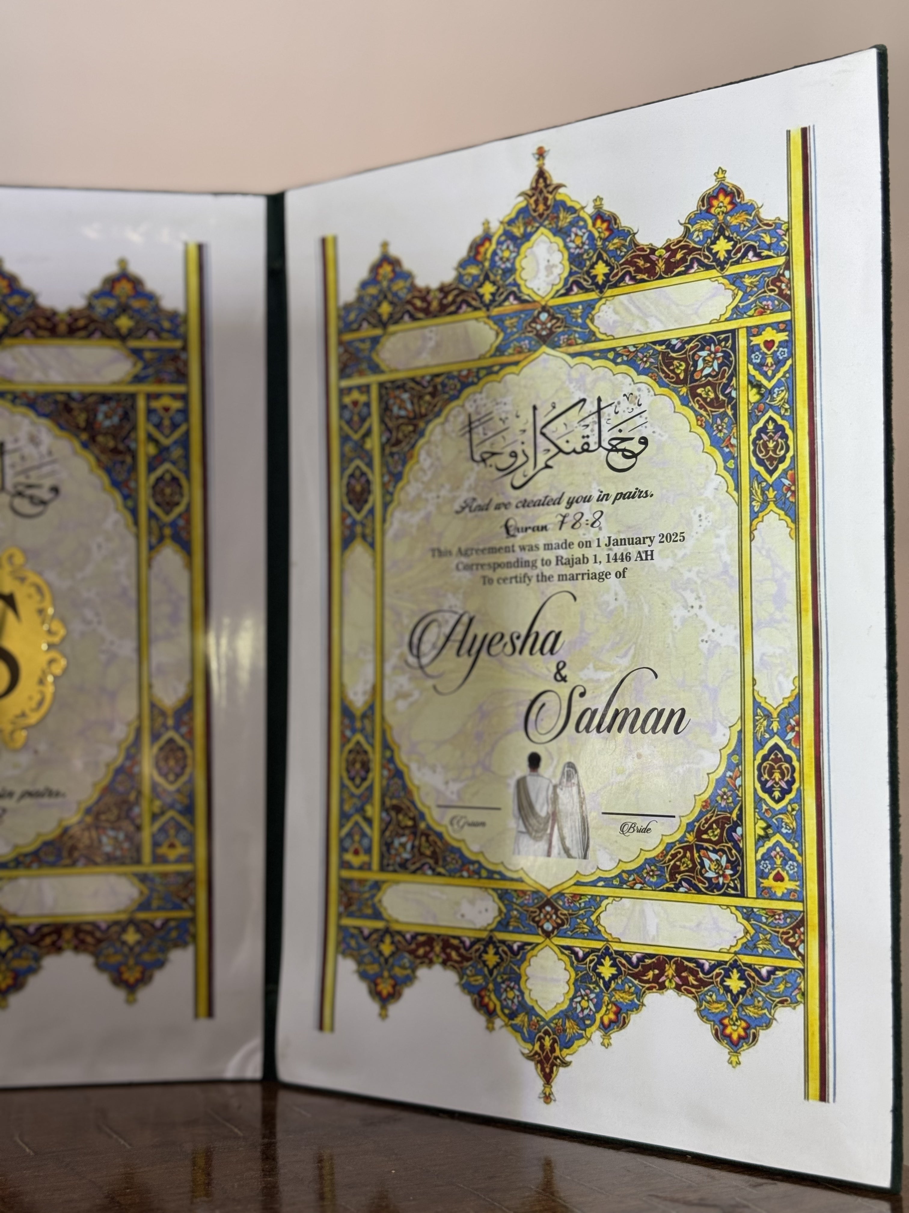 Nikkah Booklet | GREEN