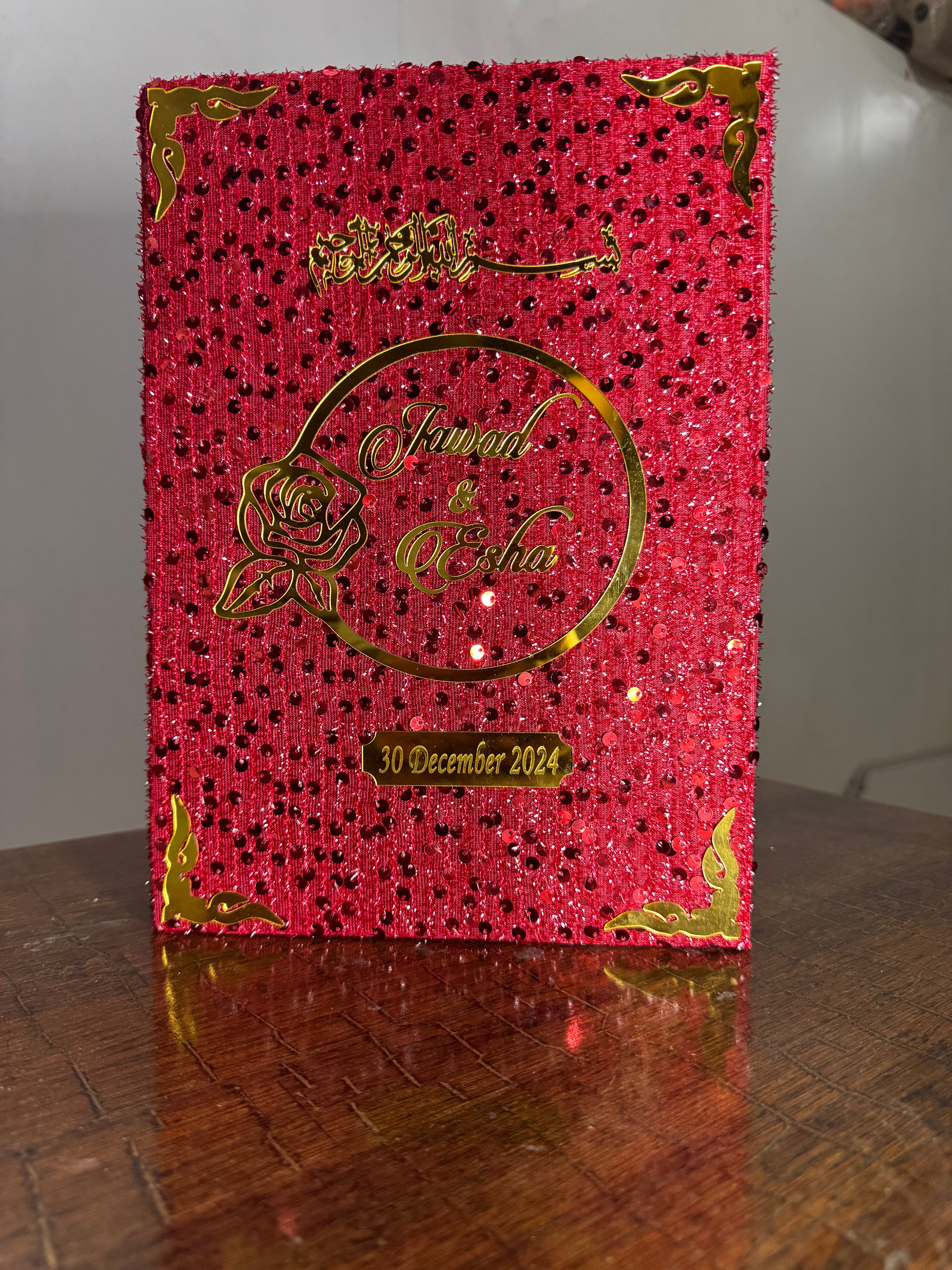 Nikkah Booklet | FANCY RED