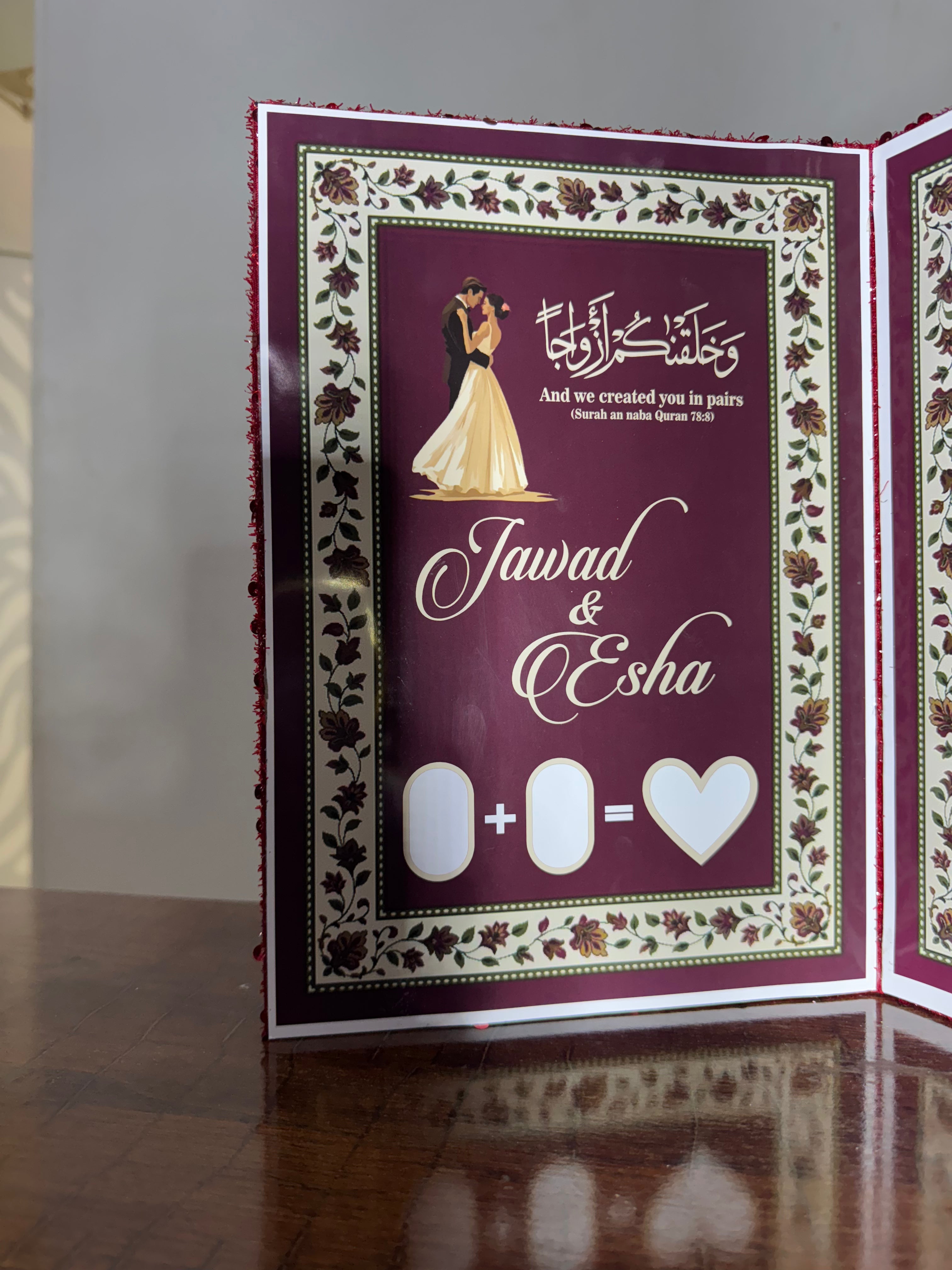 Nikkah Booklet | FANCY RED