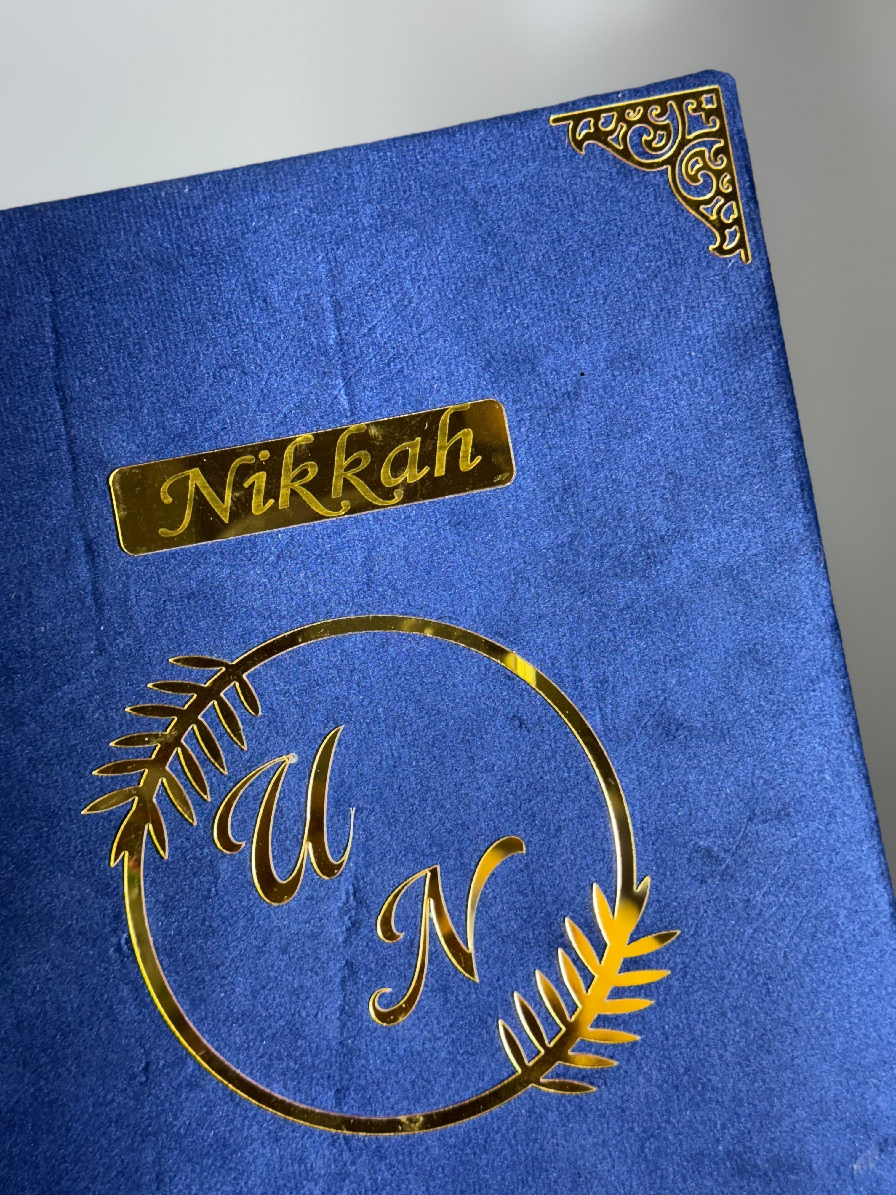 Nikkah Booklet | BLUE