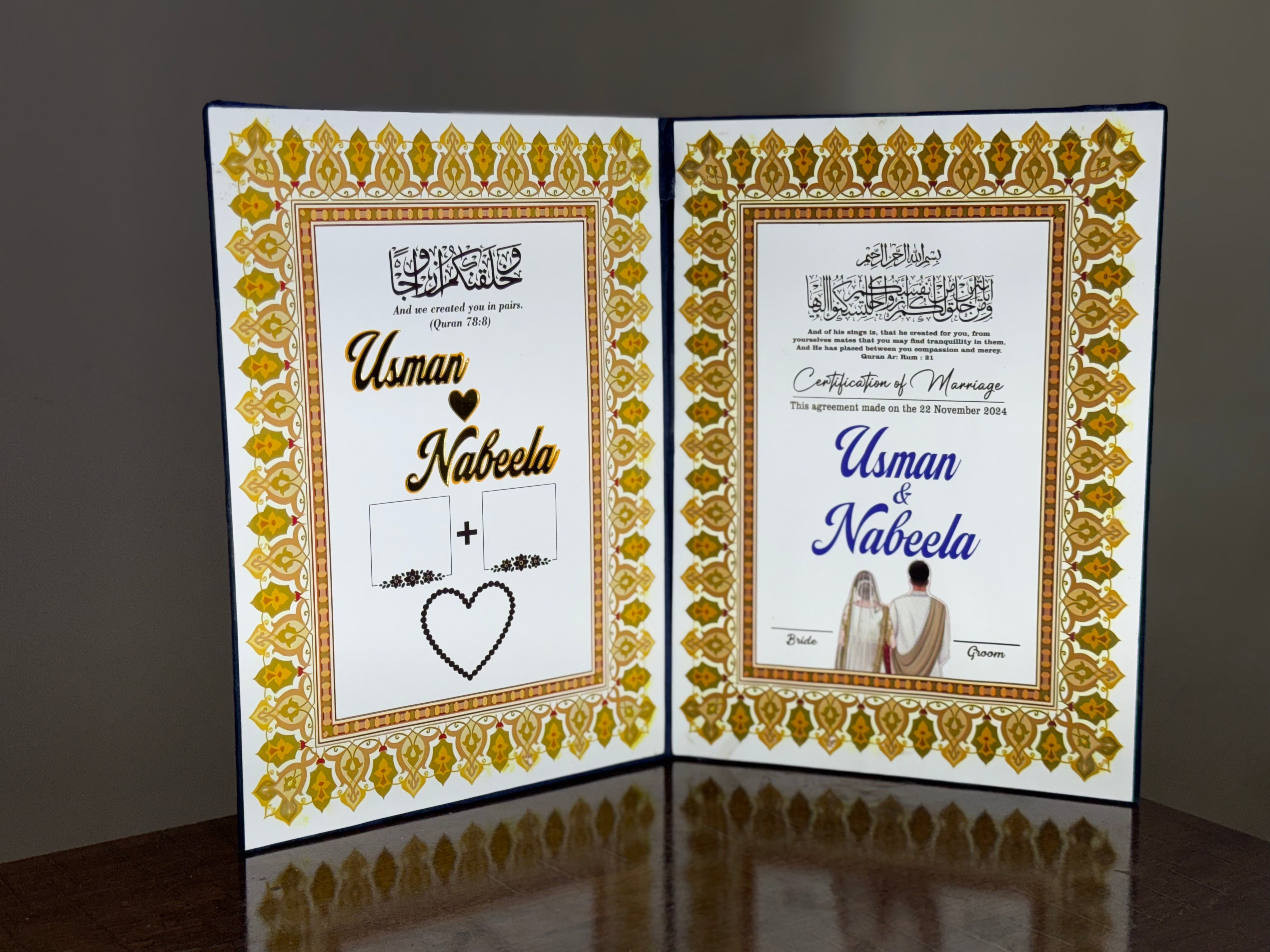 Nikkah Booklet | BLUE