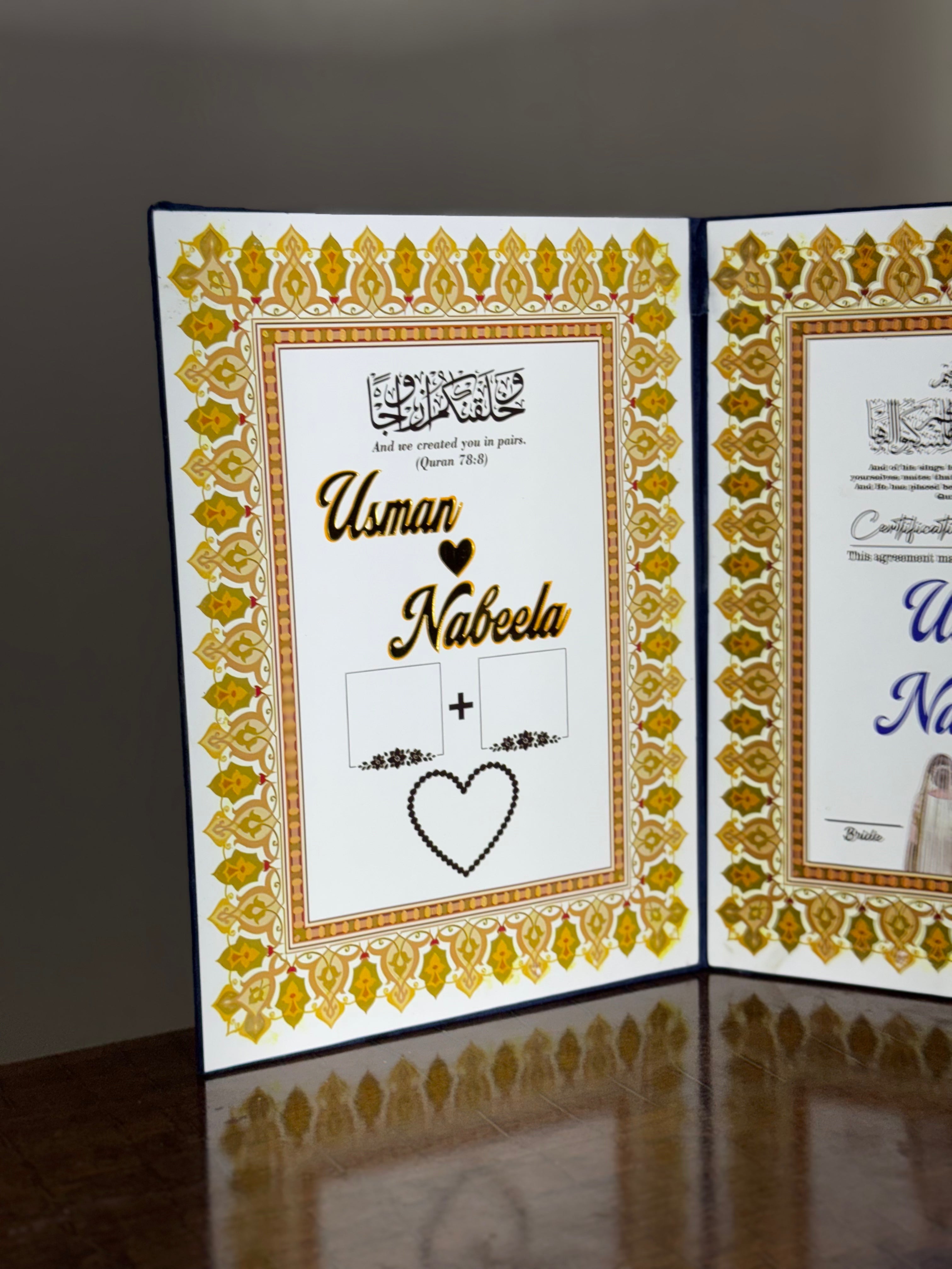 Nikkah Booklet | BLUE