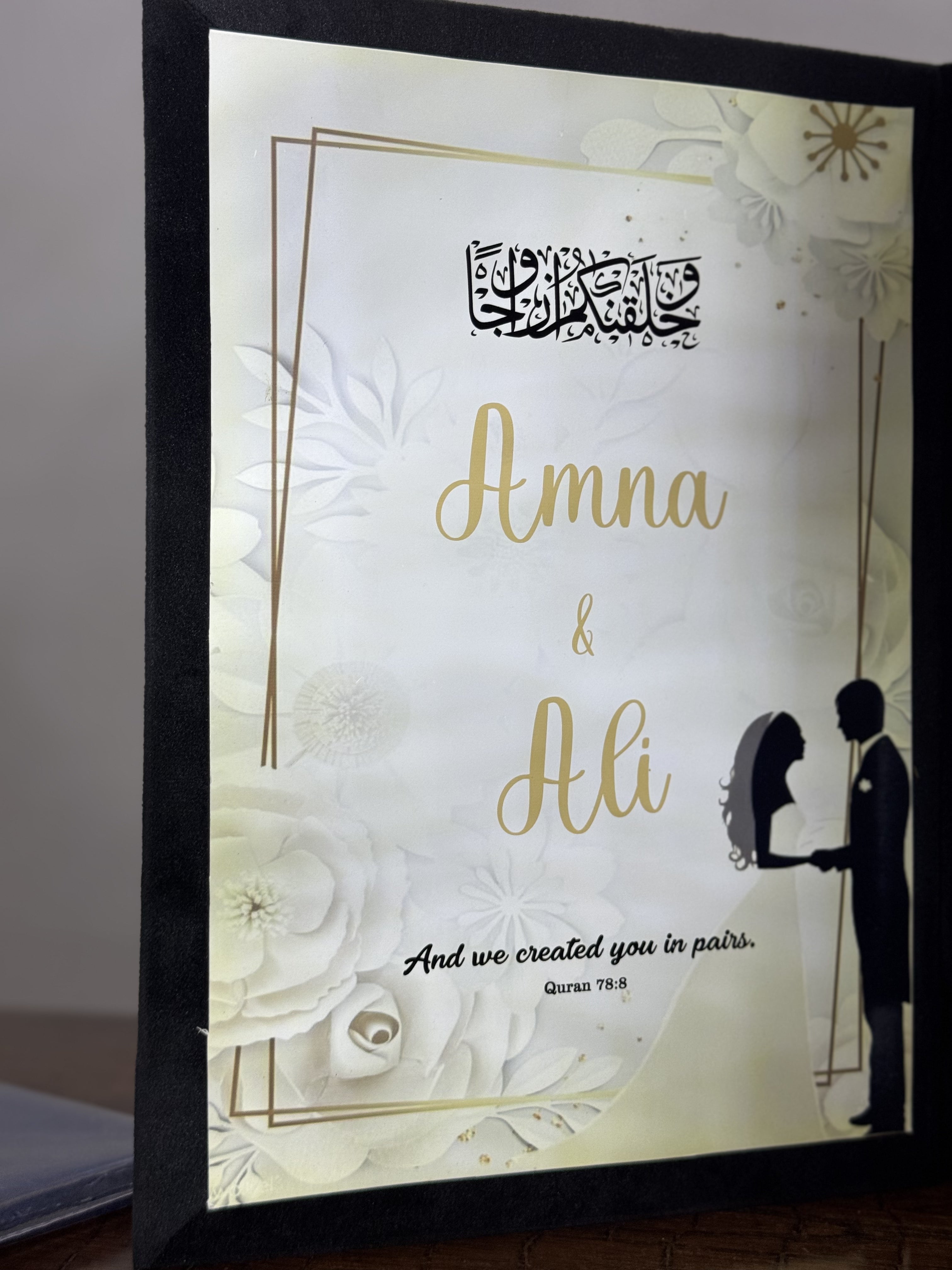 Nikkah Booklet | Black