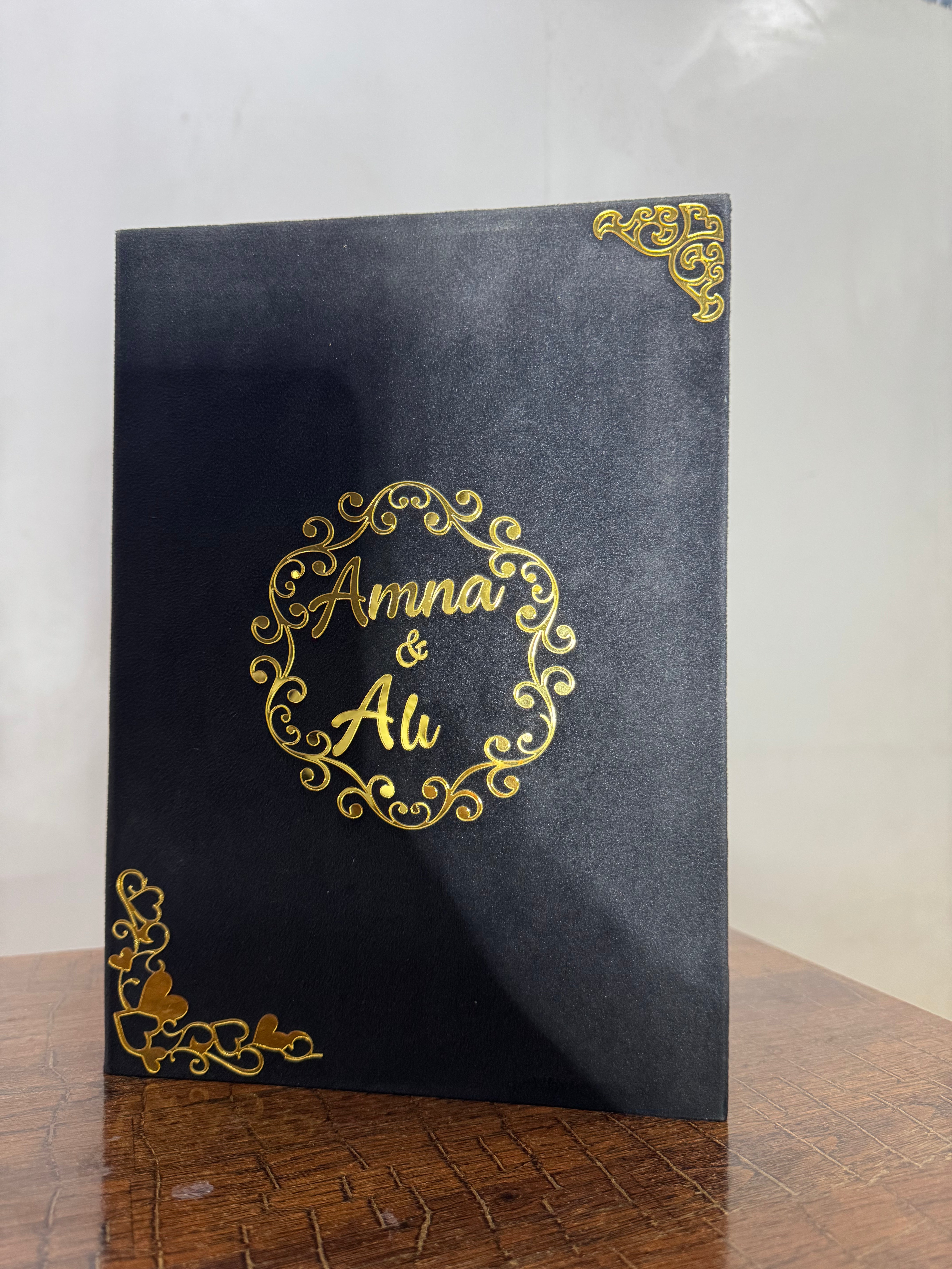 Nikkah Booklet | Black