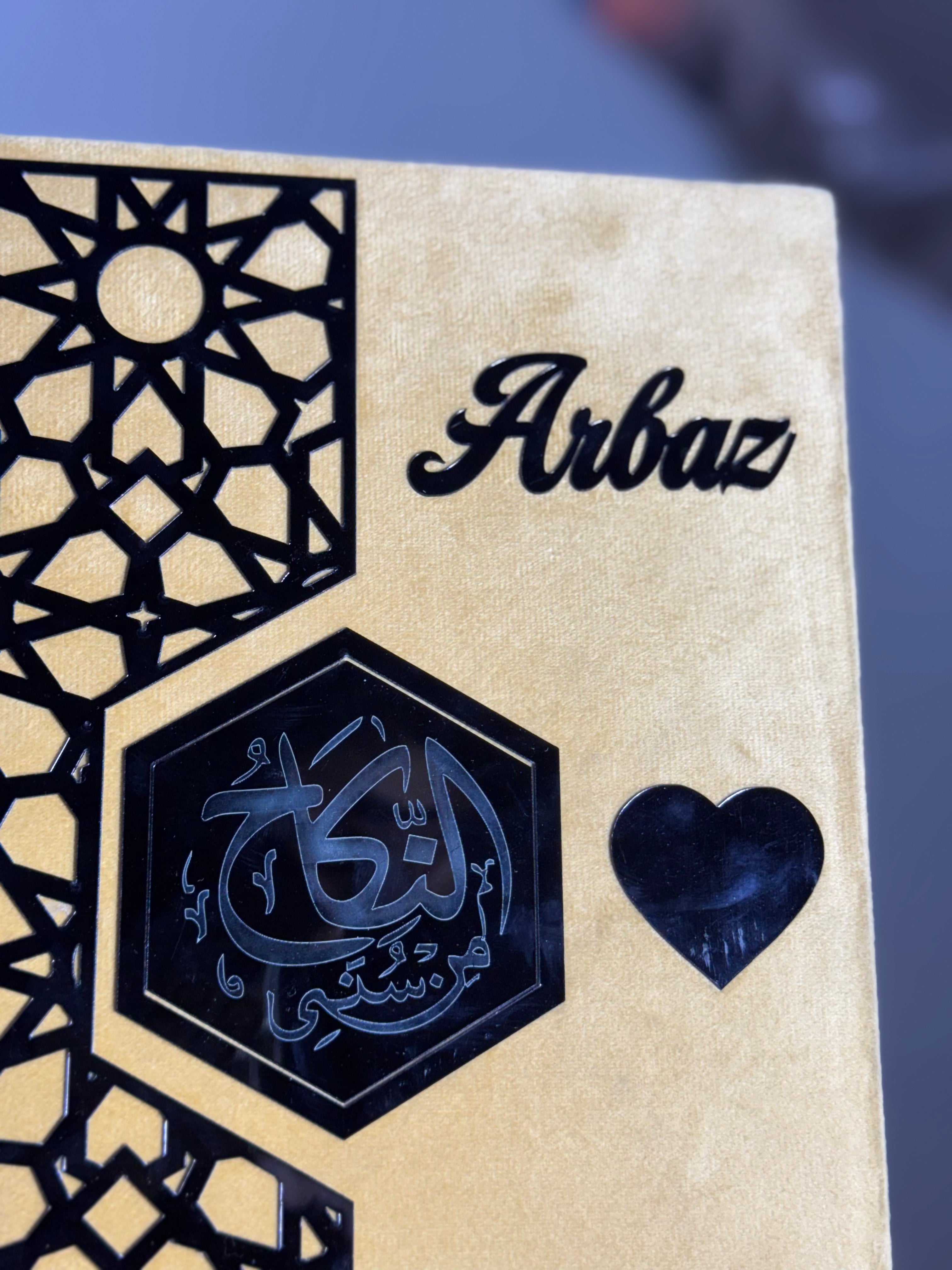 Nikkah Booklet | GOLD