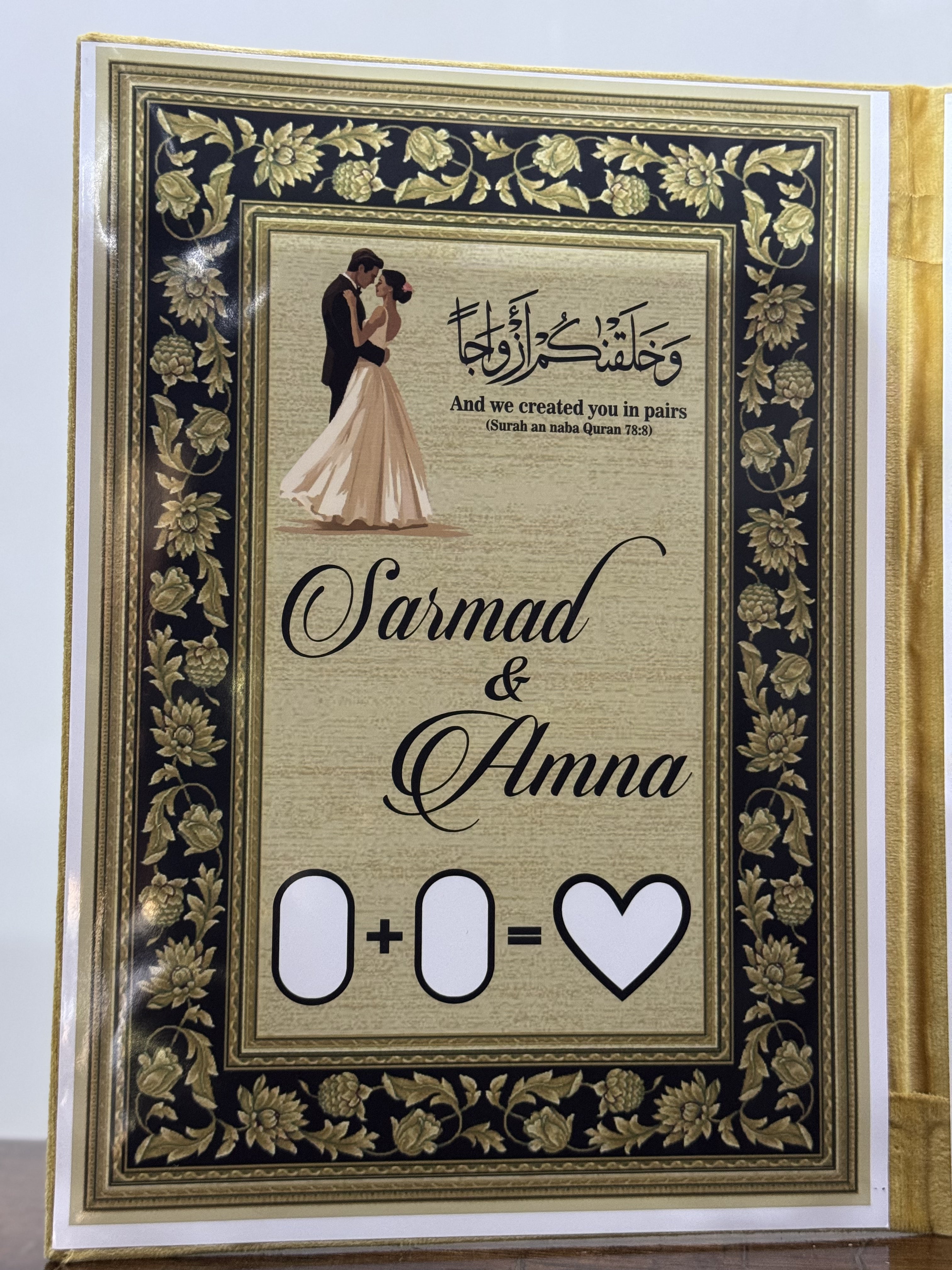 Nikkah Booklet | GOLD