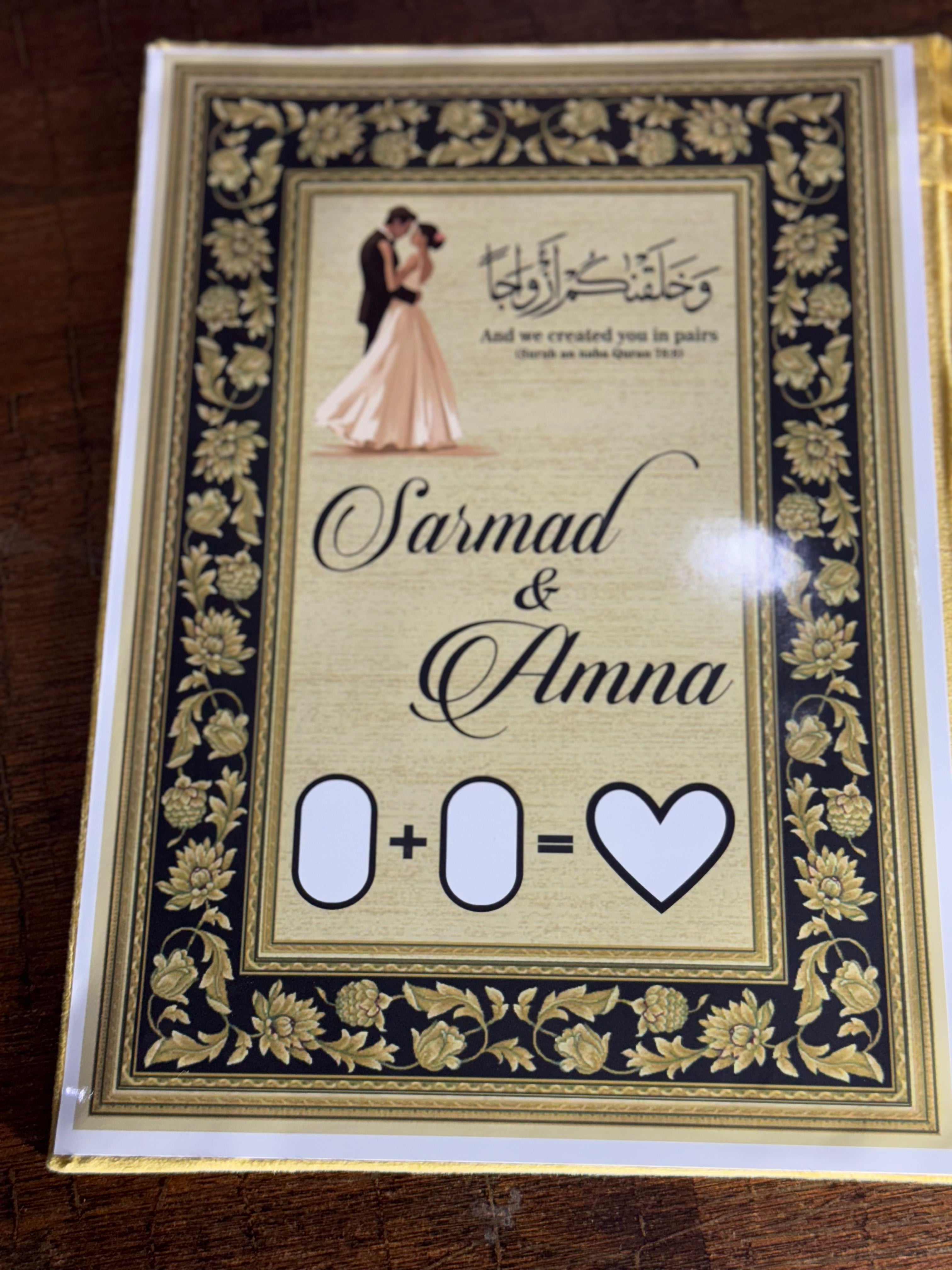 Nikkah Booklet | GOLD