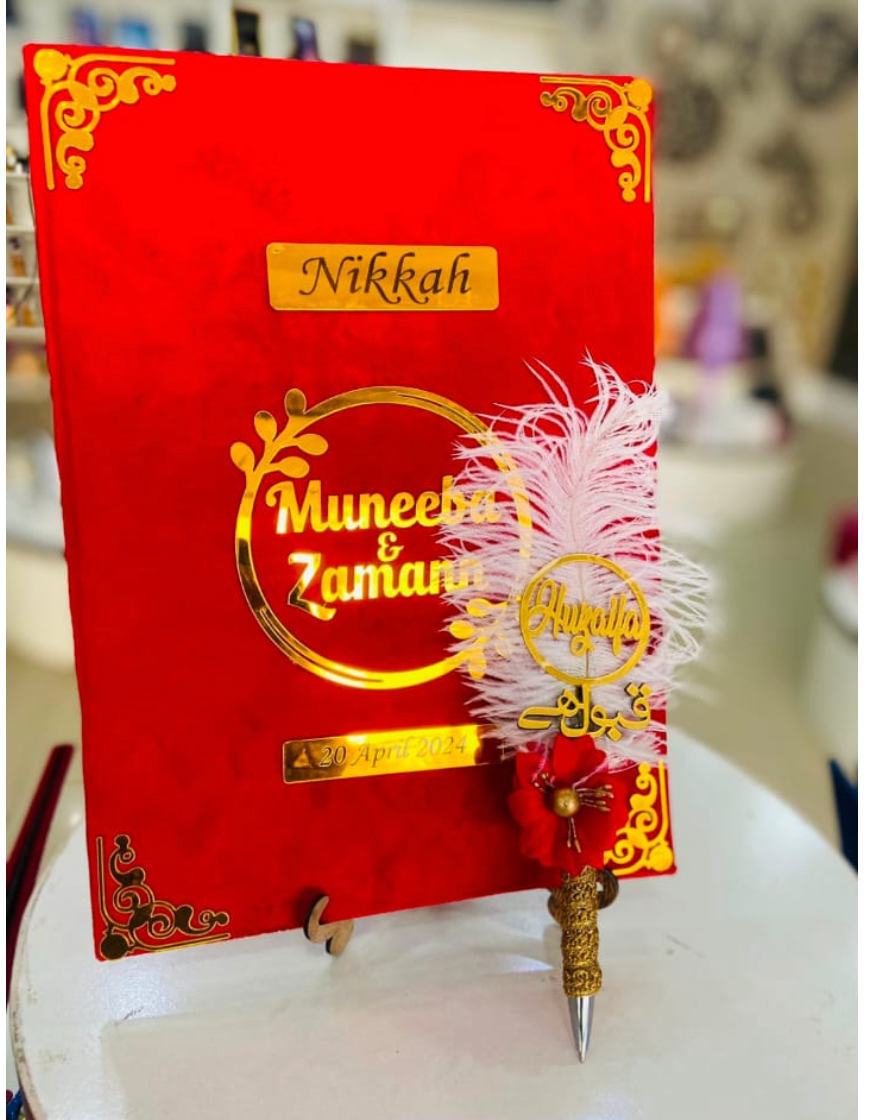 Customized Nikkah Books