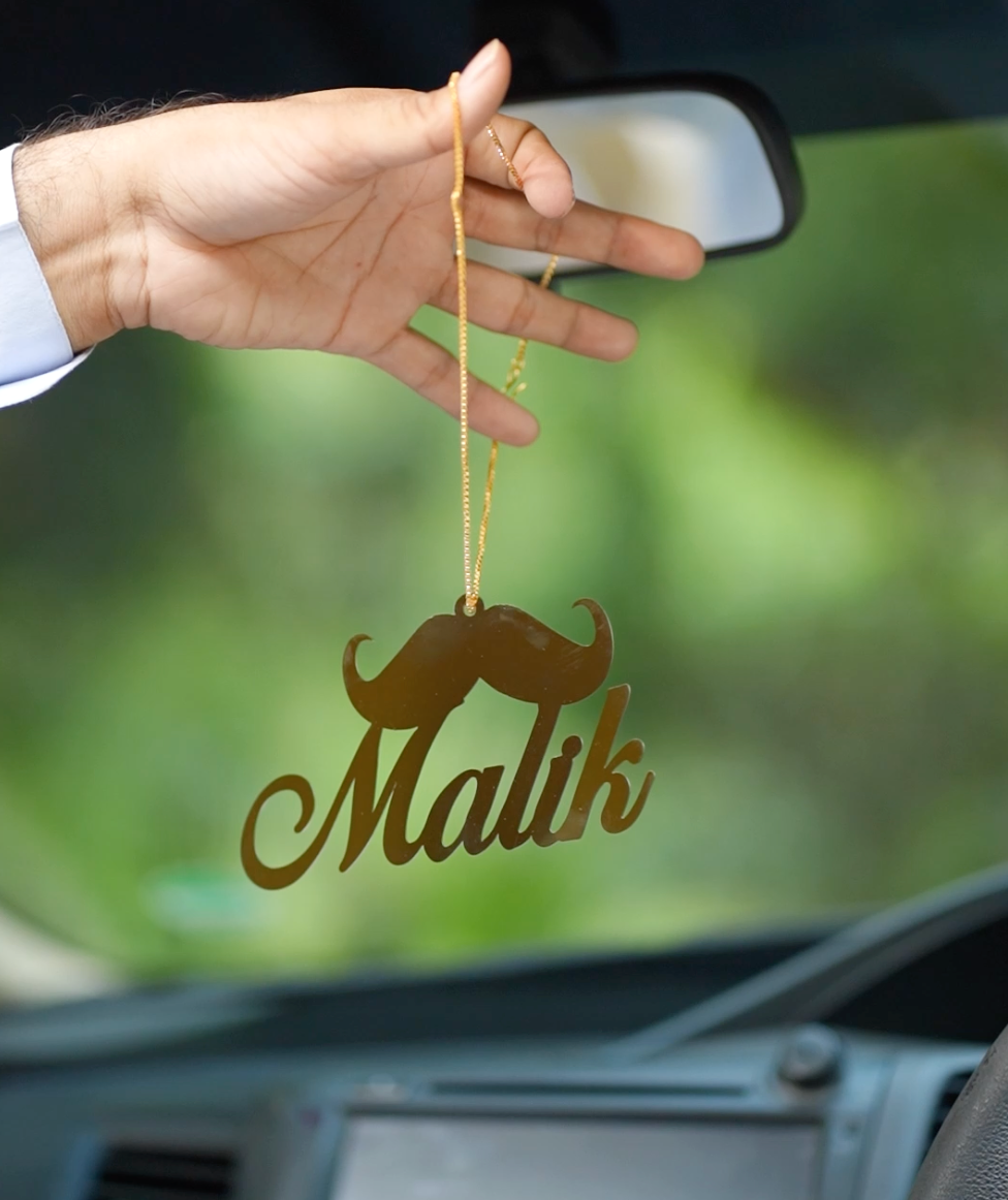 Name Cast Car Hang