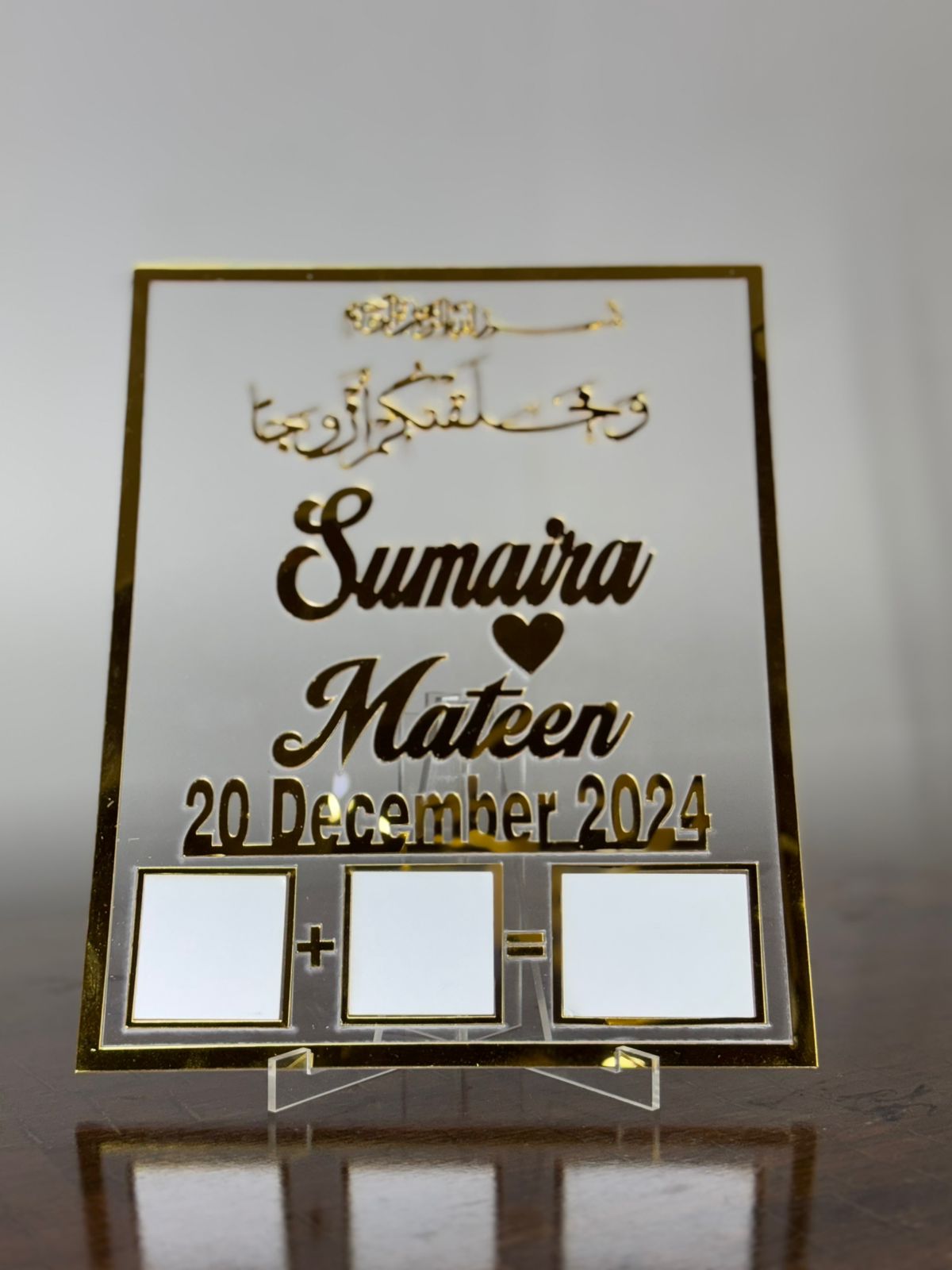 Nikah Thumb Board – Square