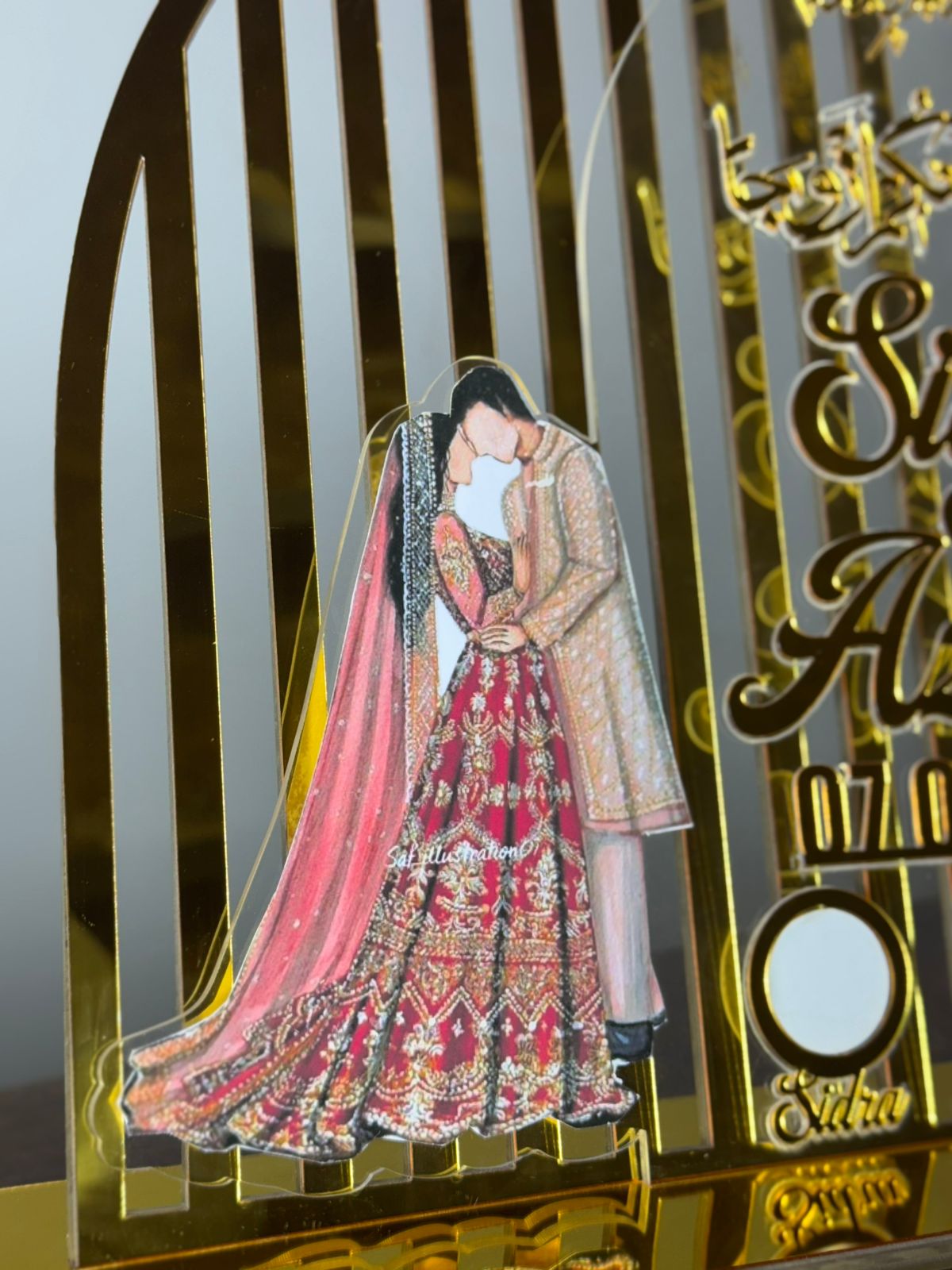 Nikah Thumb Board –  Couple Stand