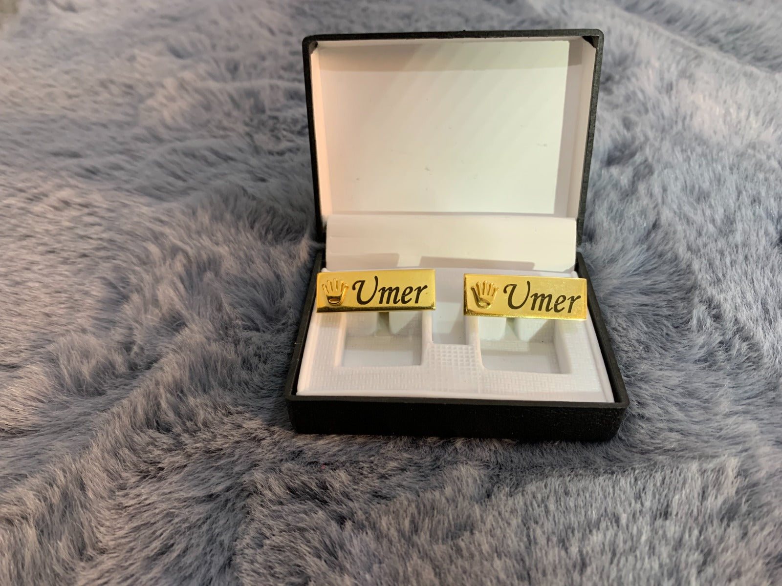 Crown Engraved Cufflinks