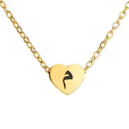 Initial Heart Locket Necklace