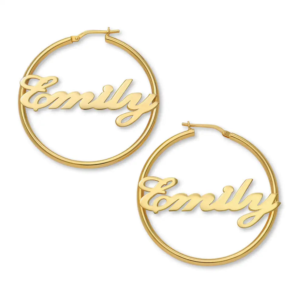 Personalized Customize Name Earrings