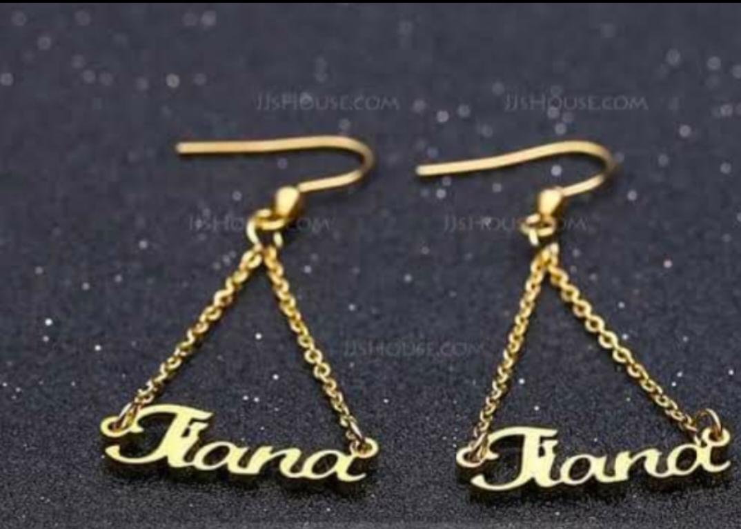 Personalized Customize Name Earrings