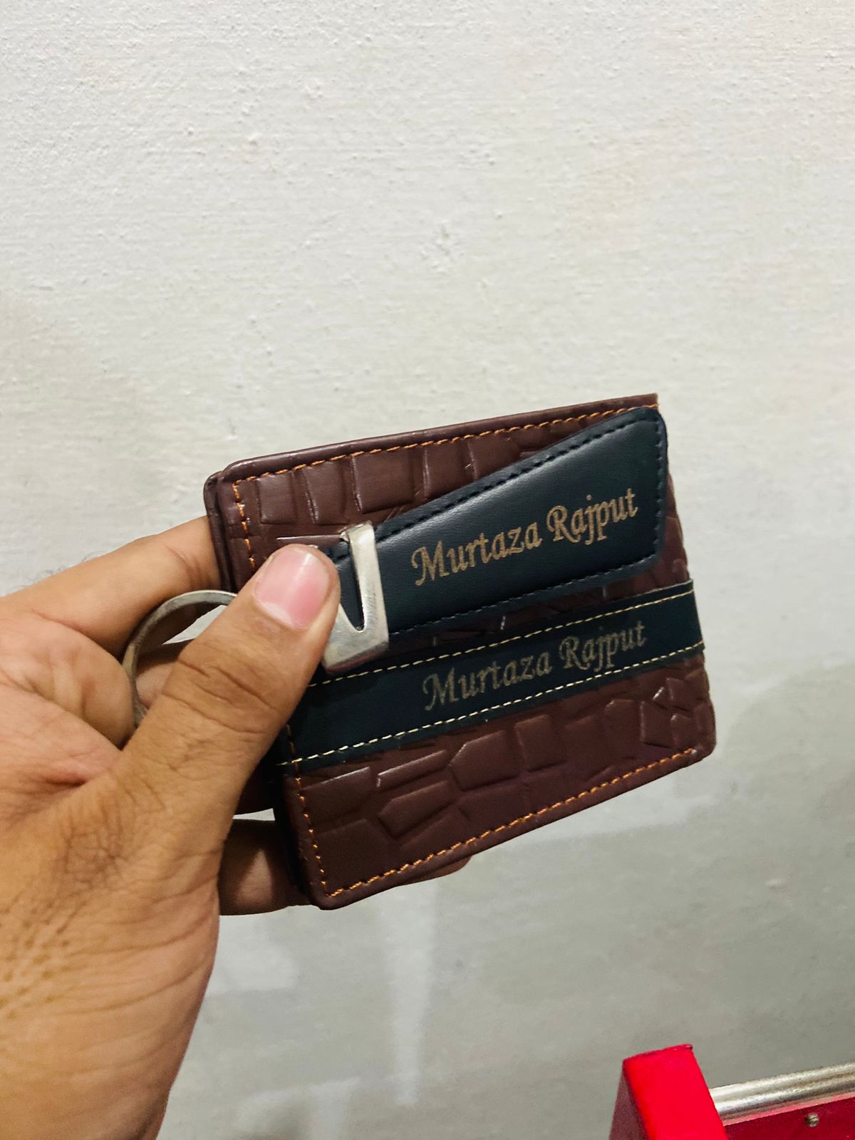 Crocodile Wallet + Keychain