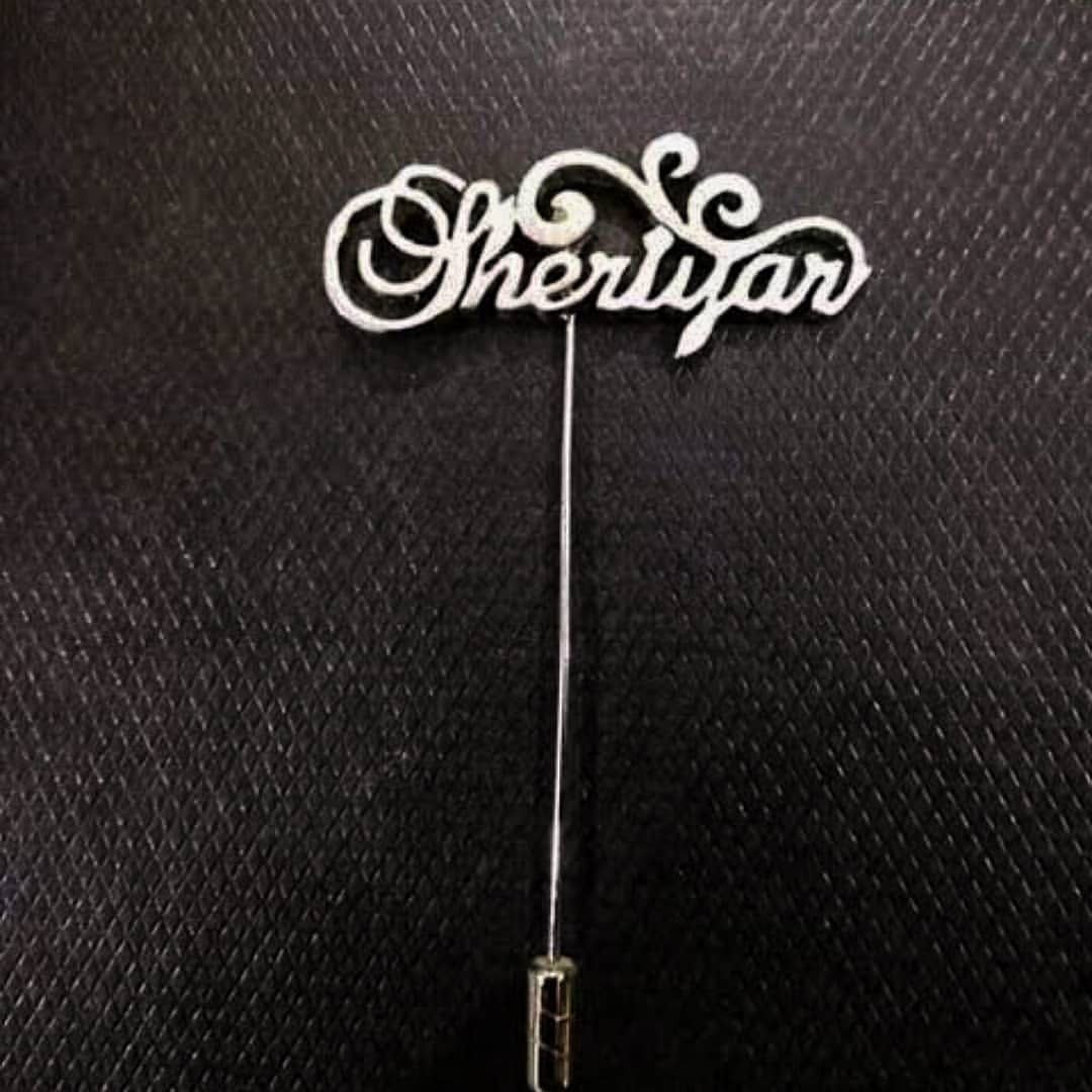 Customize Name Coat Pin