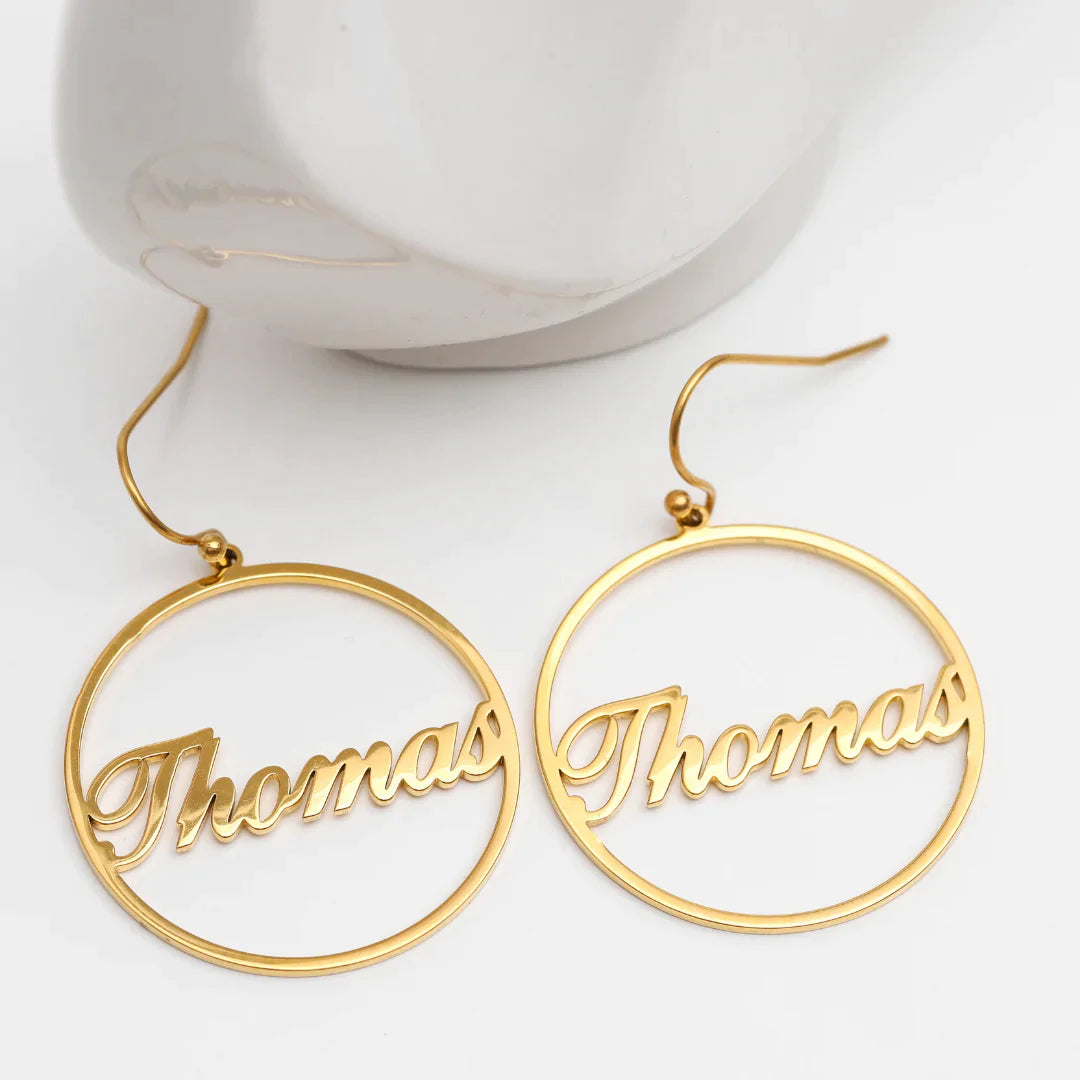 Personalized Customize Name Earrings