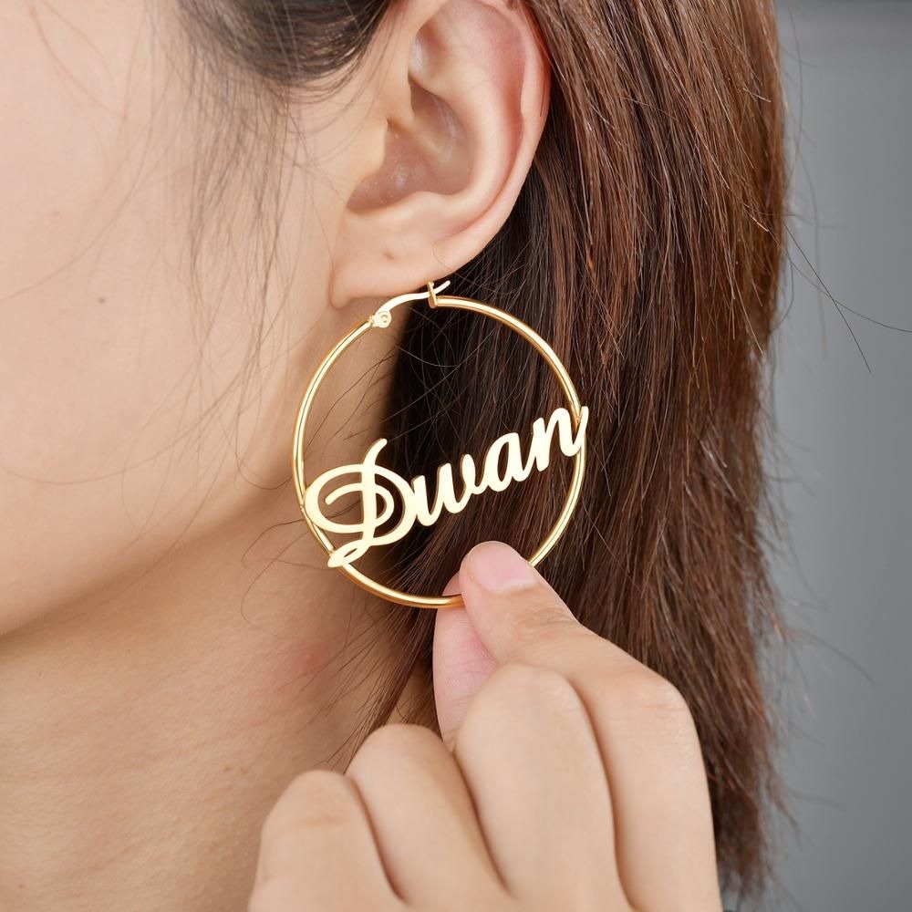 Personalized Customize Name Earrings